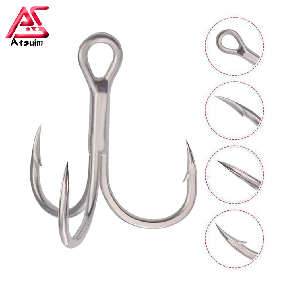 Fishing Hook Assortment - كما 100 قطعة خطاف ثلاثي 4X