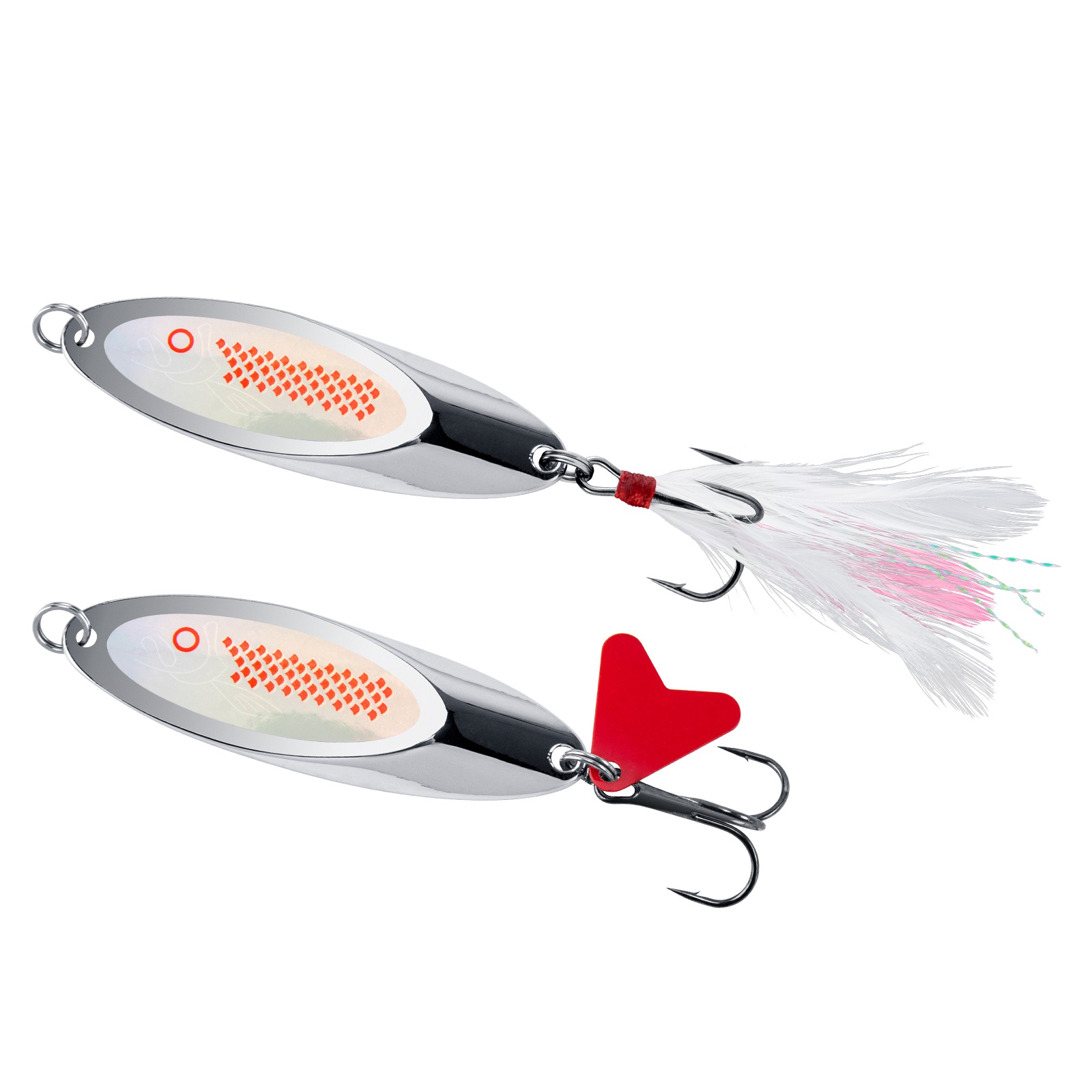 Fishing Hook Treble - 10 جرام-42 جرام المعادن سبينر ملعقة