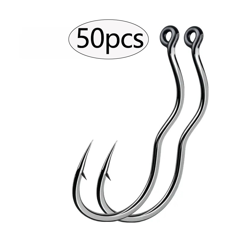 Fishing Hook Circle - 50 قطعة خطاف صيد السمك من