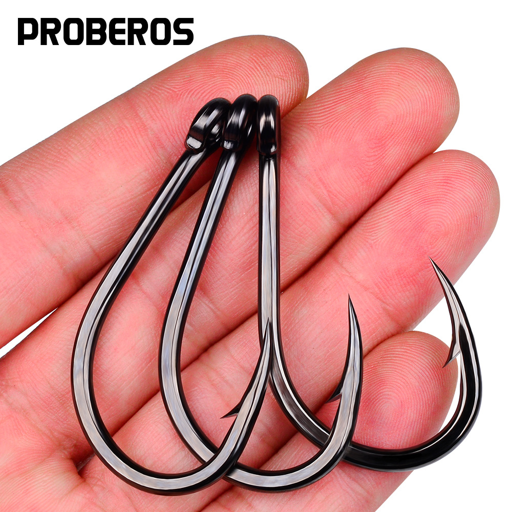 Fishing Hook Assortment - 10 قطعة عالية الكربون الصلب الشائكة