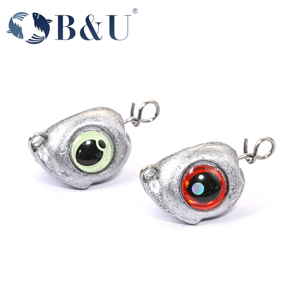 Fishing Hook Offset - B&U رأس جيغ سوينغ تشيبوراشكا، أوزان