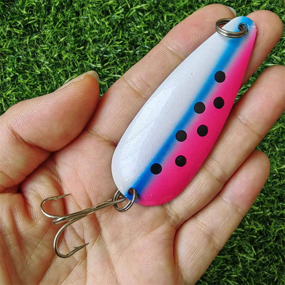 سبينر ملعقة إغراء المعادن ، ال - مراجعة Fishing Hook Treble وسعره