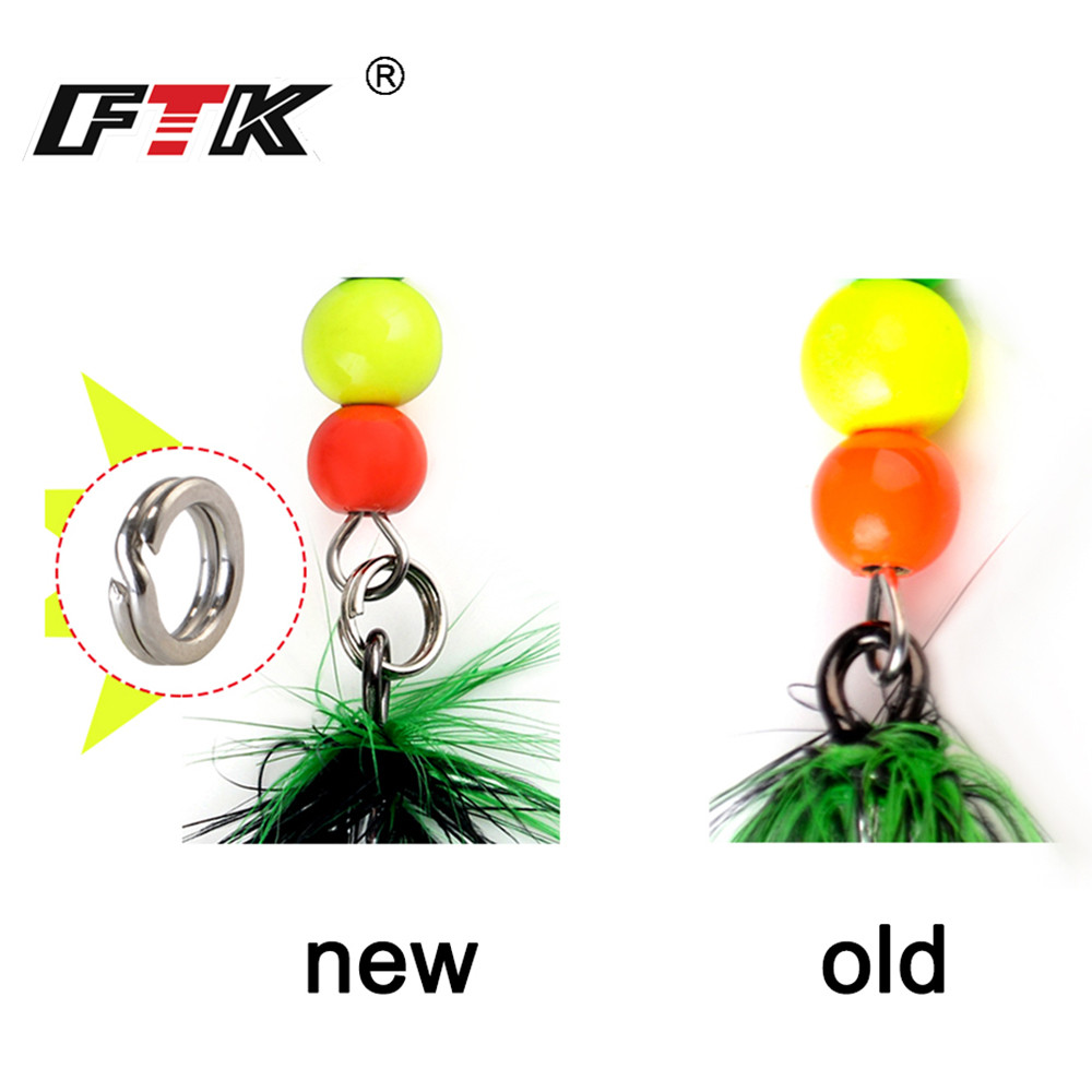 طعم صيد FTK سبينر بيت 7 جرام 8 - مراجعة Fishing Hook Treble وسعره