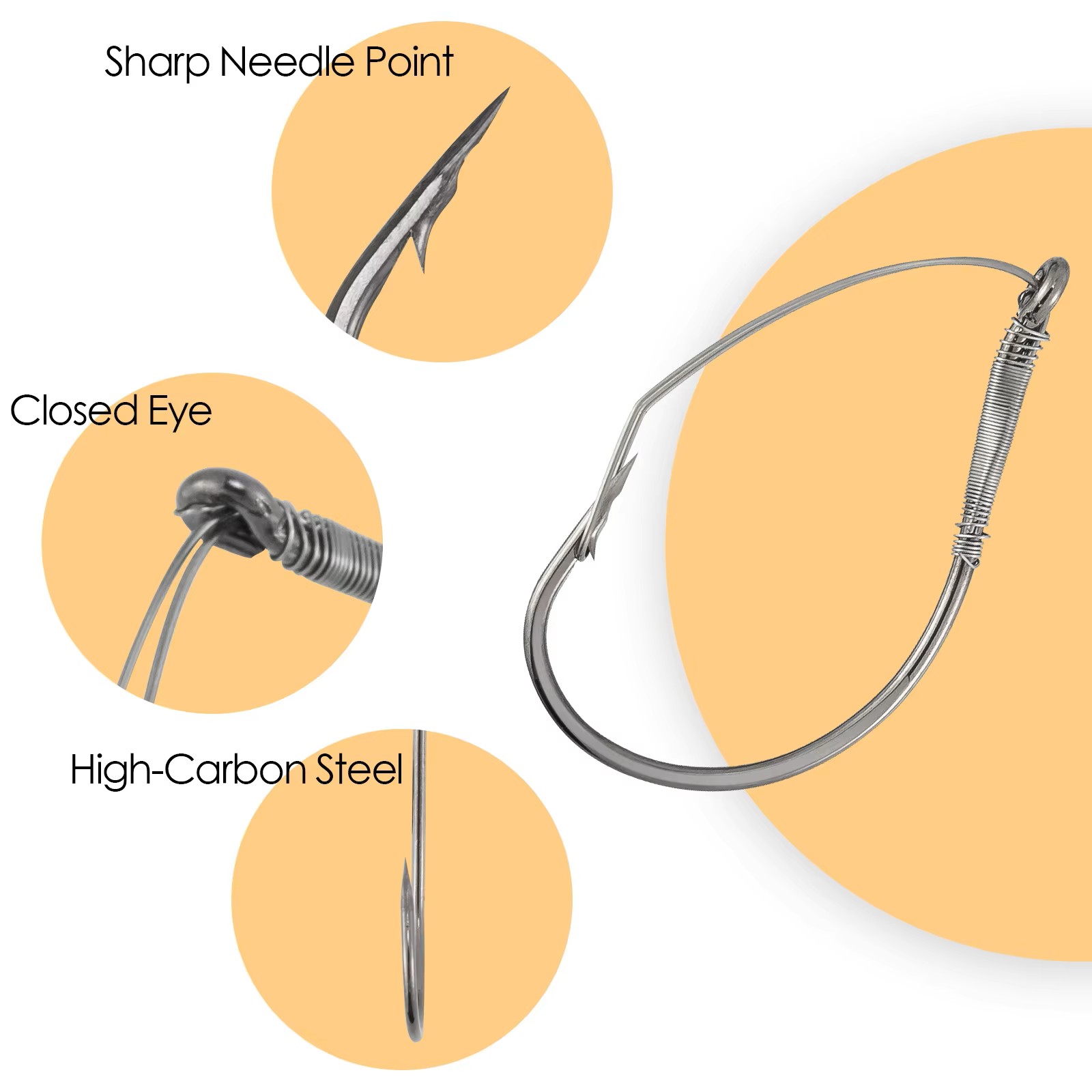 خطافات تلاعب أحمق بدون أعشاب م - مراجعة Fishing Hook Weedless وسعره
