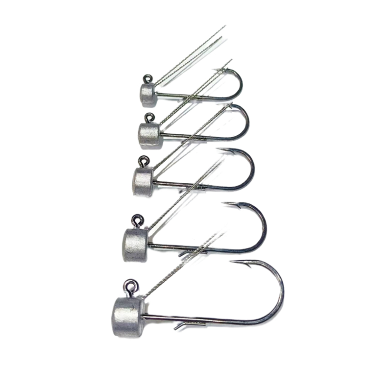 10 قطعة * الصيد الفطر شكل Ned  - مراجعة Fishing Hook Offset وسعره