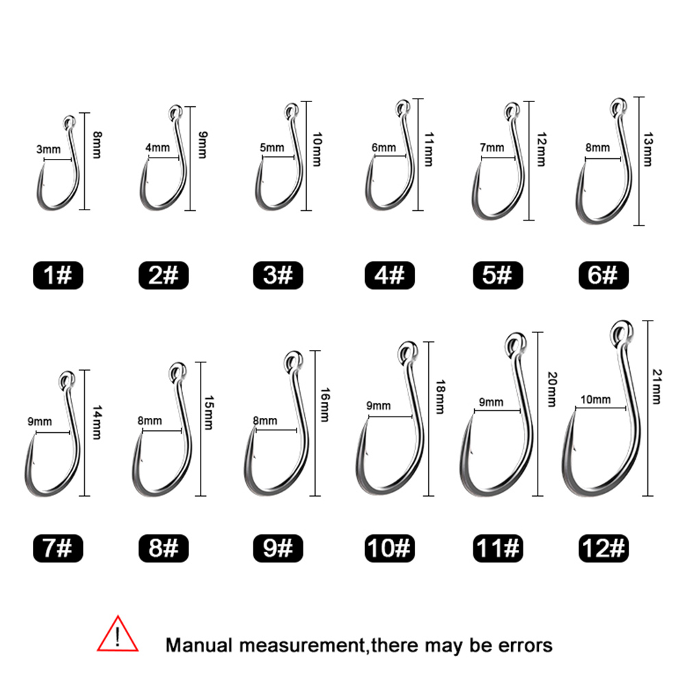 FTK 50-100 قطعة خطاف صيد ذهبي  - مراجعة Fishing Hook Barbless وسعره