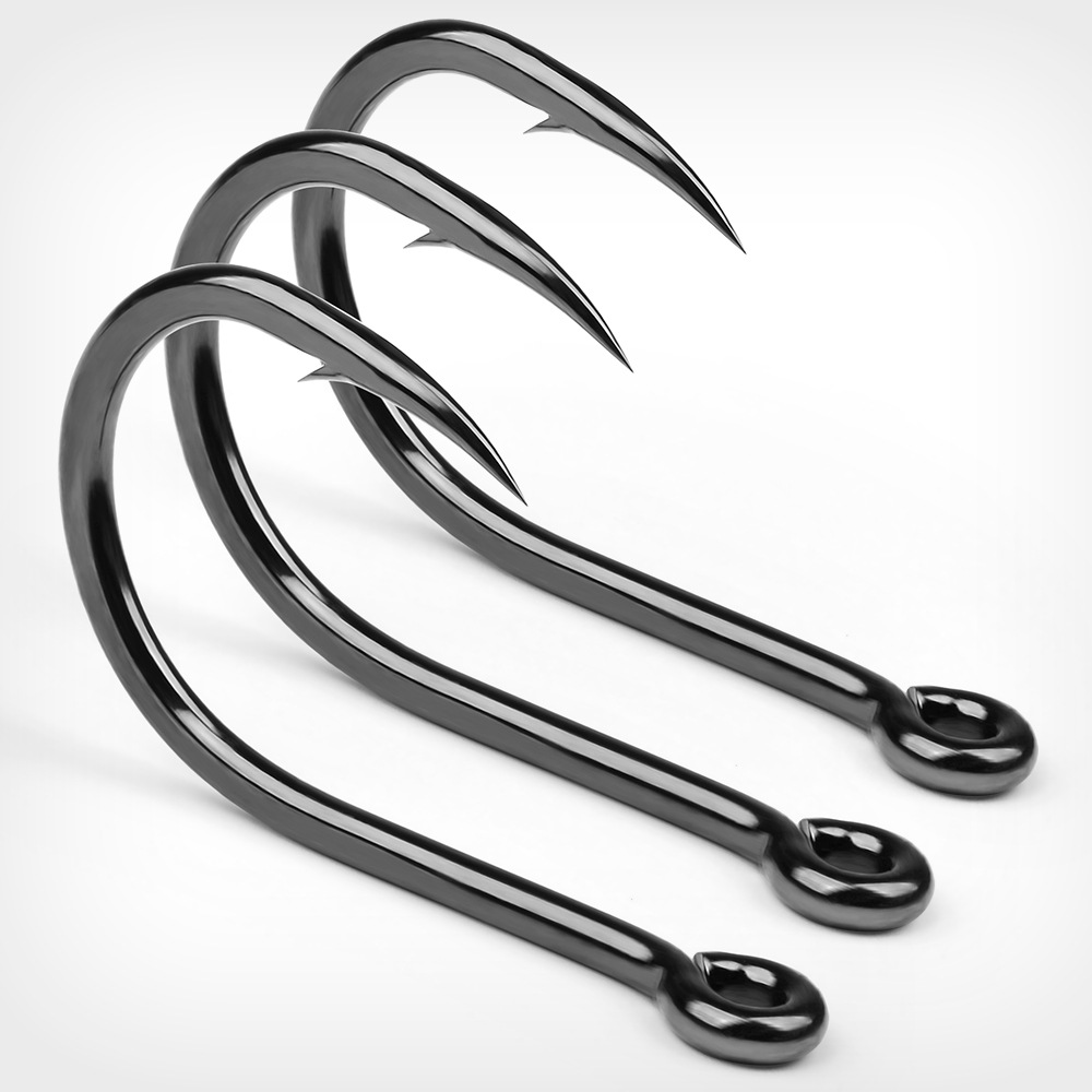 10 قطعة عالية الكربون الصلب ال - مراجعة Fishing Hook Assortment وسعره